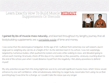 Tablet Screenshot of musclenow.com